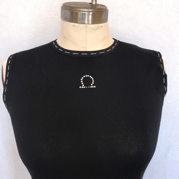 Salvatore Ferrangamo M black sweater twinset EUC - Picture 10 of 13